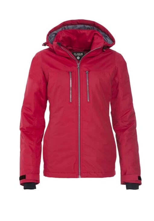 020972 RED - Clique Kingslake Jacket - Ladies Fit