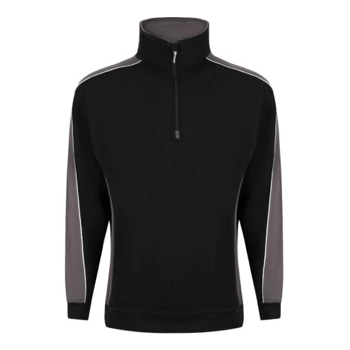 1288bkgrh 1 scaled - Orn Avocet Two Tone 1/4 Zip Sweatshirt
