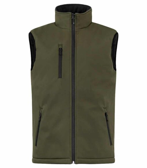 padded softshell vest