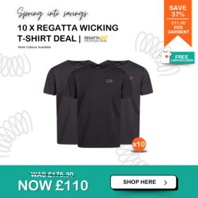 10 x Regatta Pro Wicking T-Shirt Deal