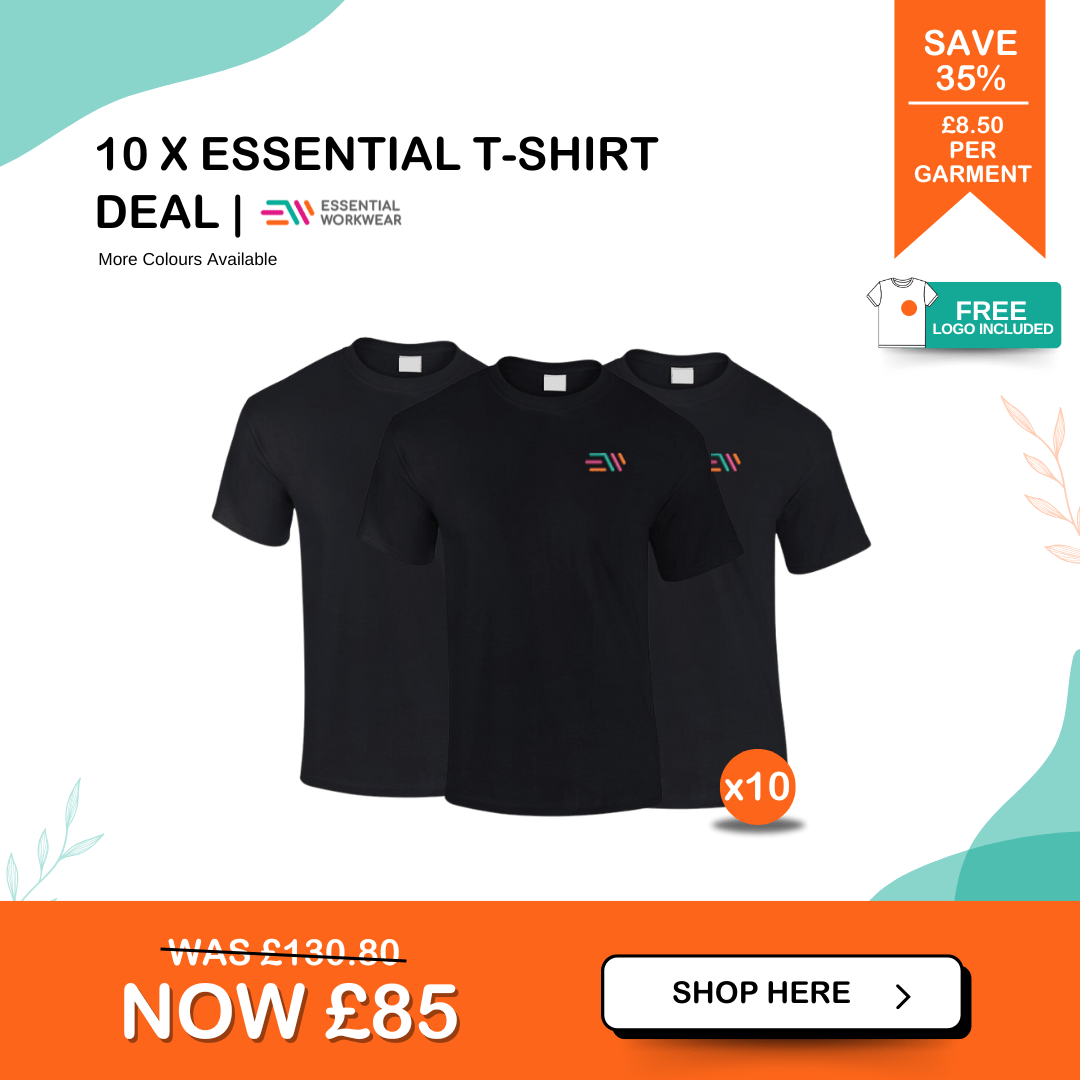 essential workwear t-shirt deal