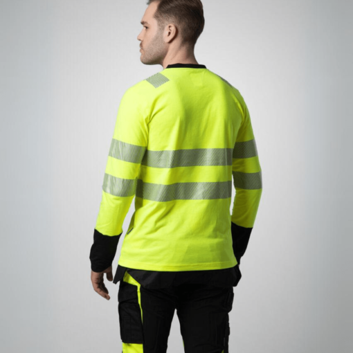 6014 T SHIRT LONG SLEEVE EN ISO 20471 CLASS 32 3 min - ProJob Long Sleeve T-Shirt EN ISO 20471 CLASS 3/2
