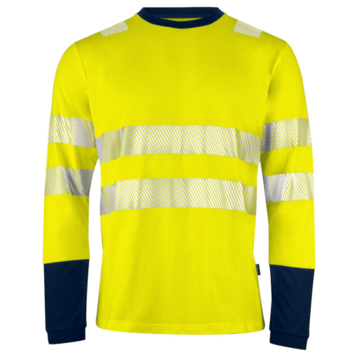 6014 T SHIRT LONG SLEEVE EN ISO 20471 CLASS 32 4 min - ProJob Long Sleeve T-Shirt EN ISO 20471 CLASS 3/2