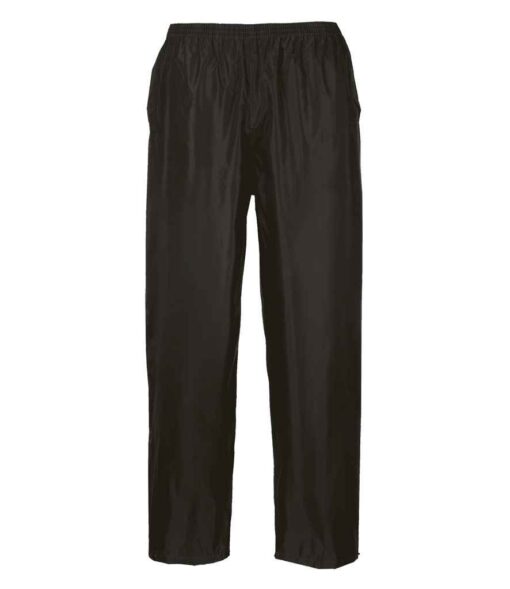 BLACK RAIN - Portwest Classic Rain Trousers