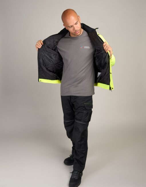 Essential Workwear Hi-Vis Bomber Jacket