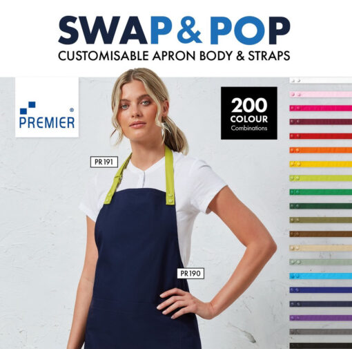 Image 33 - Premier Swap & Pop Customisable Apron - Straps
