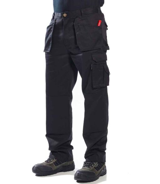 PW983 BLK MODEL 1 HERO - Portwest Slate Holster Trousers