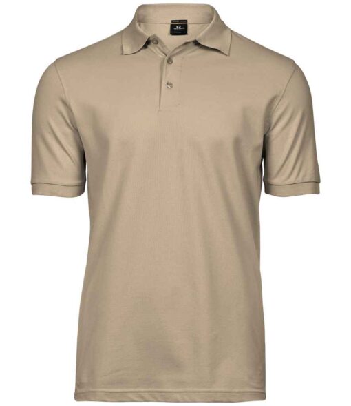 T1405 KIT FRONT - Tee Jays Luxury Stretch Pique Polo Shirt