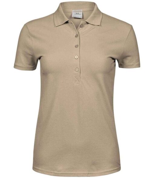 T145 KIT FRONT - Tee Jays Luxury Stretch Polo Shirt - Ladies