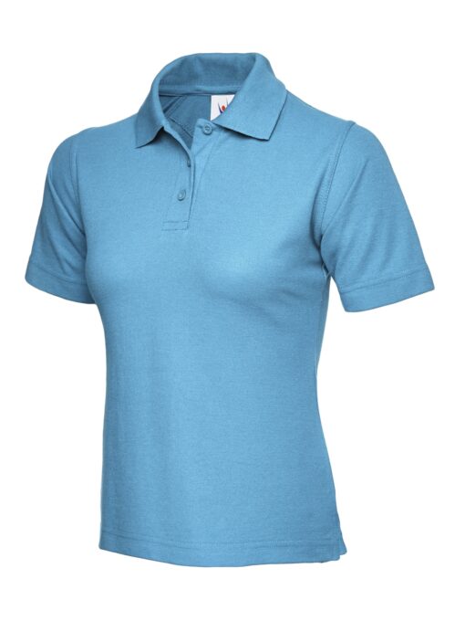 UC106 SKY BLUE - Uneek Polo shirt - Ladies Fit