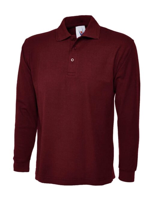 long sleeve polo shirt
