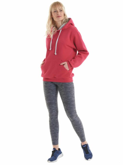 UC507 M H scaled - Uneek Contrast Hooded Sweatshirt