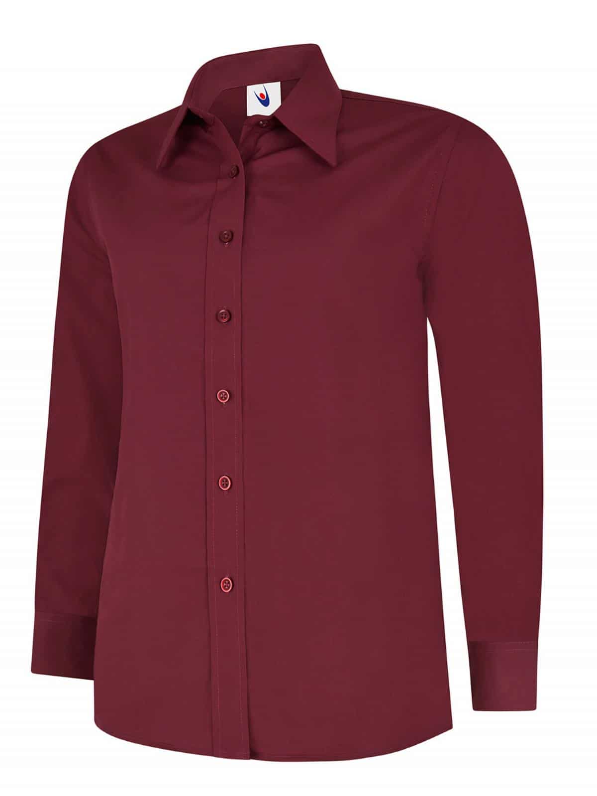 Uneek Poplin Full Sleeve Shirt – Ladies Fit