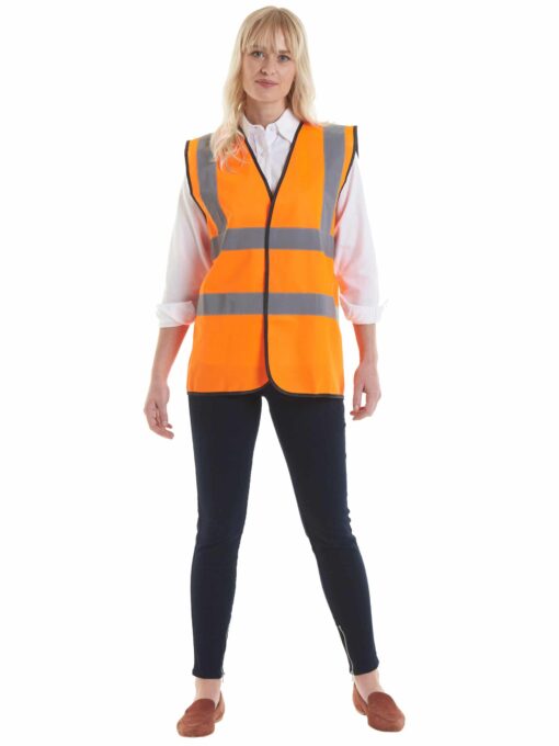 UC801 M H scaled - Uneek Sleeveless Safety Waist Coat