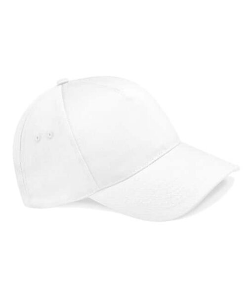 bc015 white ft2 - Beechfield 5-Panel Cap