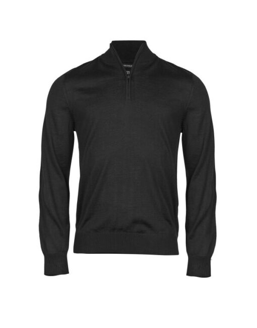 Tee Jays Half Zip Knitted Sweatshirt