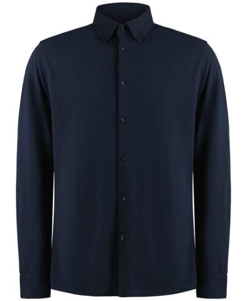 kk143 navy ft2 - Kustom Kit Superwash 60 Pique Shirt