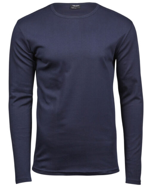 navyls - Tee Jays Long Sleeve Interlock T-Shirt