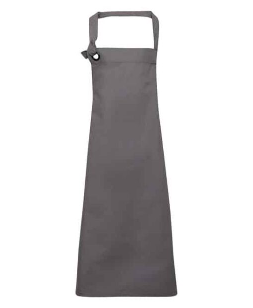 pr130 darkgrey ft2 - Premier Heavy Cotton Canvas Bib Apron