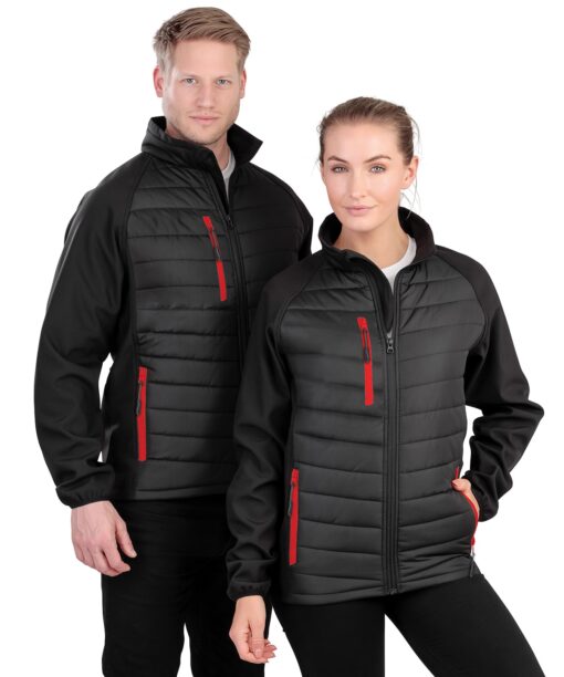 padded softshell jacket
